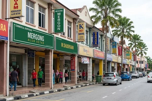 Lot kedai Mergong Alor Setar
