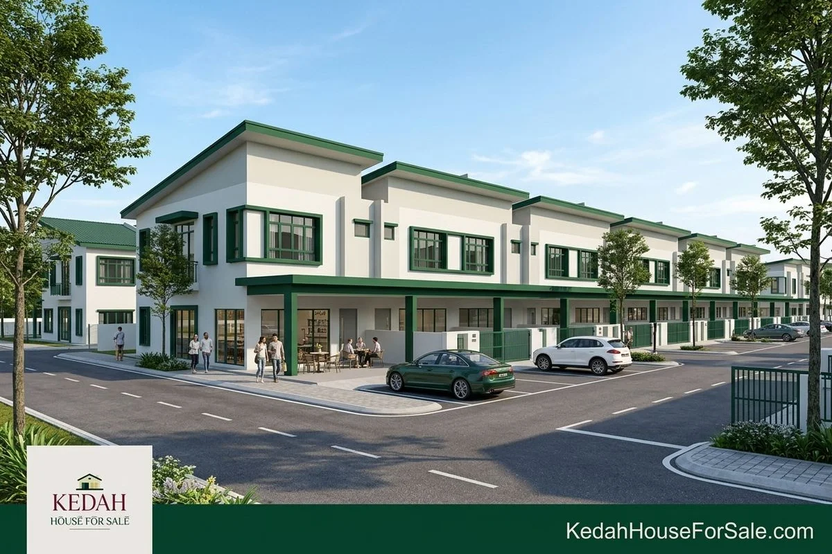 Hartanah Komersial Kedah — Lot Kedai & Gudang